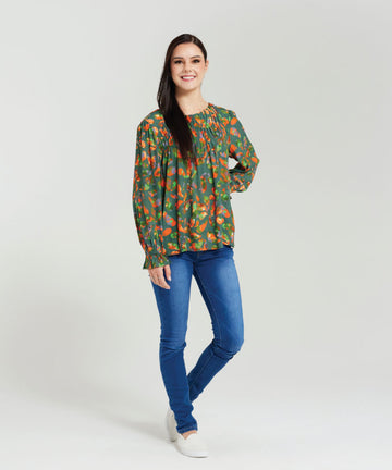 Zafina Alina Top - Garden Mix